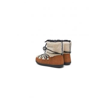 Ghete dama  304342813 - Piele ecologica - 36 EU - Maro