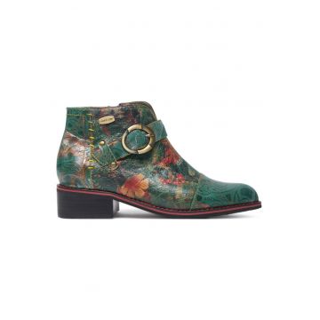 Ghete dama  304355547 - Piele naturala - 36 EU - Verde