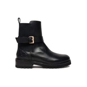 Ghete dama  304356568 - Piele naturala - Negru