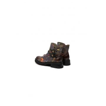 Ghete dama  304356988 - Piele naturala - 37 EU - Gri