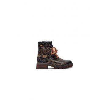 Ghete dama  304357039 - Piele naturala - 37 EU - Maro