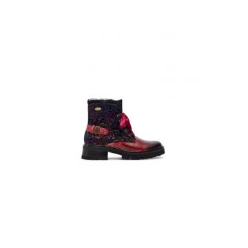 Ghete dama  304357053 - Piele naturala - 36 EU - Rosu