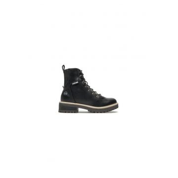 Ghete dama  304392504 - Piele ecologica - Negru