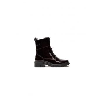 Ghete dama  304398964 - Piele naturala - Rosu