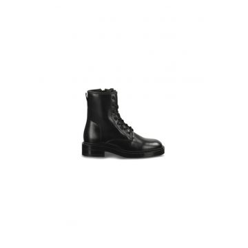 Ghete dama  304401305 - Piele naturala - 41 EU - Negru