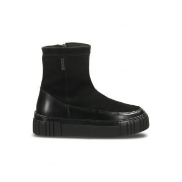 Ghete dama  304401398 - Piele naturala - Negru