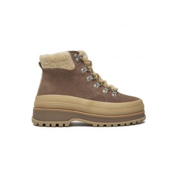 Ghete dama  304401411 - Piele naturala - 42 EU - Maro