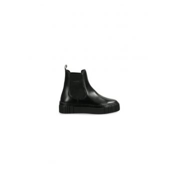 Ghete dama  304401589 - Piele naturala - Negru