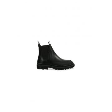Ghete dama  304401596 - Piele naturala - 41 EU - Negru