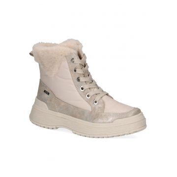 Ghete dama -  casual - textil/sintetic - bej