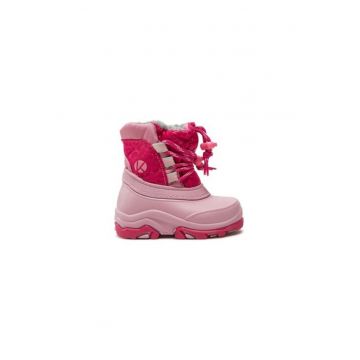 Ghete fete  304342455 - Piele ecologica - 26-27 EU - Roz