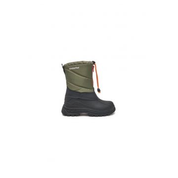 Ghete fete  304342806 - Piele ecologica - 31-32 EU - Verde