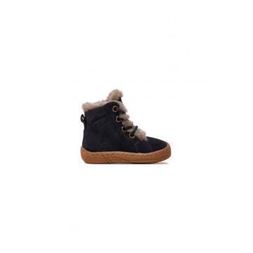 Ghete fete  304390326 - Piele naturala - Albastru