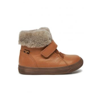 Ghete fete  304390630 - Piele naturala - 26 EU - Maro