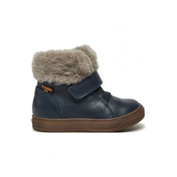 Ghete fete  304390647 - Piele naturala - Albastru