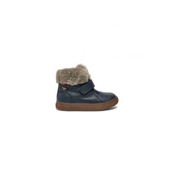 Ghete fete  304390654 - Piele naturala - Albastru