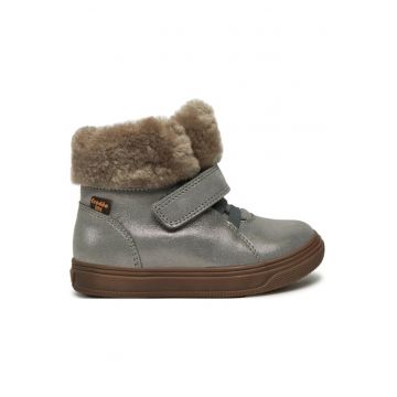 Ghete fete  304390692 - Piele naturala - Gri
