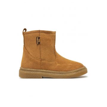 Ghete fete  304390760 - Piele naturala - Maro