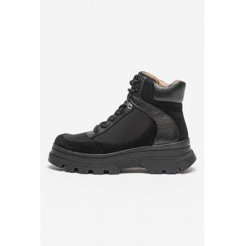 Bocanci cu garnituri de piele intoarsa Foster