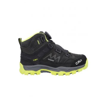 Bocanci trekking copii  Kiruna Mid FitGo FW 2024 Negru/Galben