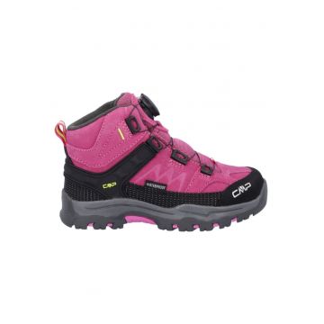 Bocanci trekking copii  Kiruna Mid FitGo FW 2024 Roz/Negru