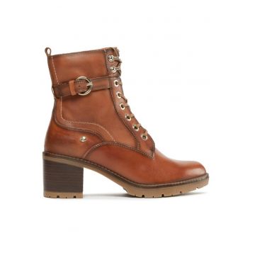 Botine dama  302998463 - Piele naturala - Maro