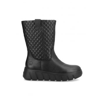Botine dama -  30324492737 - Piele ecologica - Negru