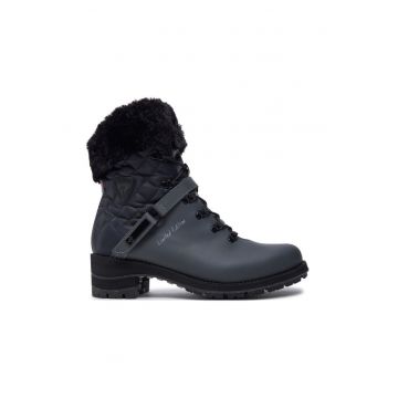 Botine dama -  33611 - Piele naturala - Negru