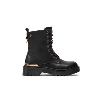 Botine dama -  42506 - Piele ecologica - Negru