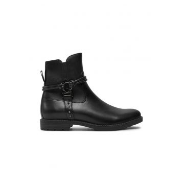 Botine dama -  42605 - Piele naturala - Negru