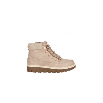 Botine dama -  57933 - Piele ecologica - Ecru