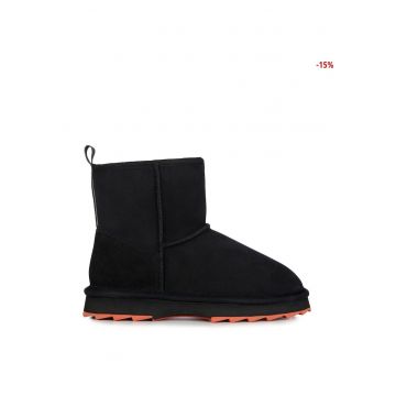 Botine dama -  Piele naturala - Negru - 42
