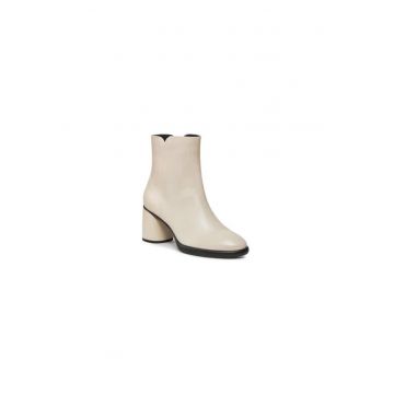 Ghete dama  303178871 - Piele naturala - Alb