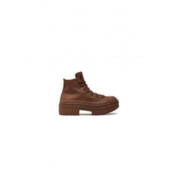 Ghete dama  304038877 - Piele naturala - 37 EU - Maro