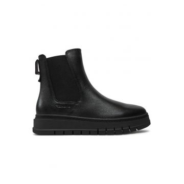 Ghete dama  304120978 - Piele naturala - 36 EU - Negru