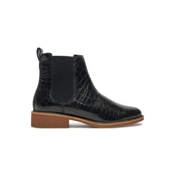 Ghete dama  304163234 - Piele naturala - 36 EU - Negru