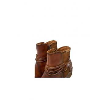 Ghete dama  304358470 - Piele naturala - 41 EU - Maro