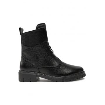 Ghete dama  304398971 - Piele naturala - 36.5 EU - Negru