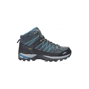 Ghete trekking barbati  Piele naturala - Gri