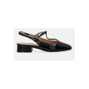 Pantofi Mary Jane Cu Toc Masiv