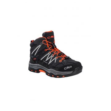 Pantofi trekking pentru copii -  Impermeabil - Negru/Portocaliu