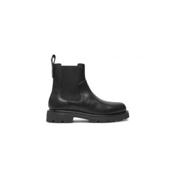 Botine barbati  5675-201-20 - Piele naturala - Negru