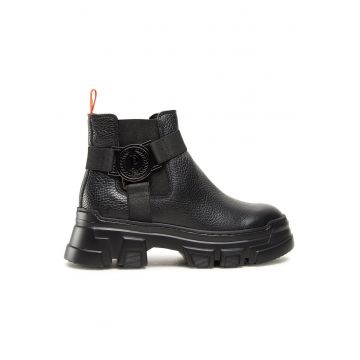 Botine dama  SA21066H1FTD0000 - Piele naturala - 38 EU - Negru