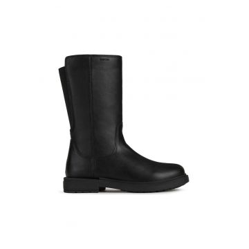 Cizme copii -  Poliuretan - Negru -