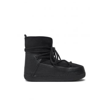 Cizme de iarna barbati  55101-001 - Piele naturala - Negru - Negru