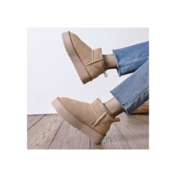 Ghete bej din piele naturala JB1924 118 13692