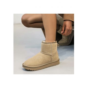 Ghete bej din piele naturala JB1967 111 15868