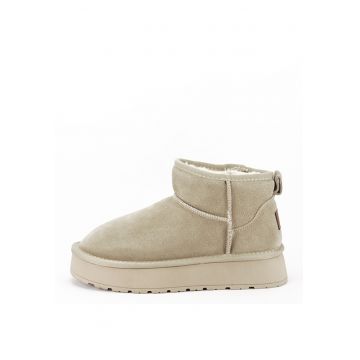 Ghete bej din piele naturala SW-012 111 15912