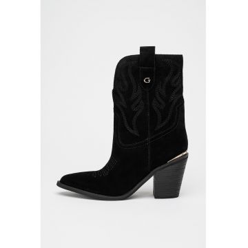 Ghete cowboy de piele intoarsa