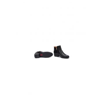 Ghete dama  302997961 - Piele naturala - Negru